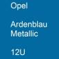 Preview: Opel, Ardenblau Metallic, 12U.